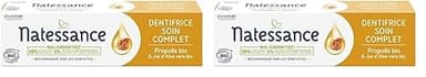 Natessance - Dentifrice Soin Complet - Soins Bucco-dentaires - Certifié Bio Cosmos Organic - Tube de 75 ml (Lot de 2)