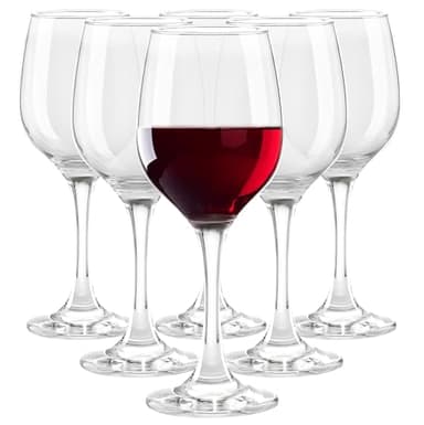 Glasmark KROSNO 1992 Ensemble De 6 s à De 0,25L Pour Rouge Et Blanc Lavable Au Lave Vaisselle 6 x 250 ml