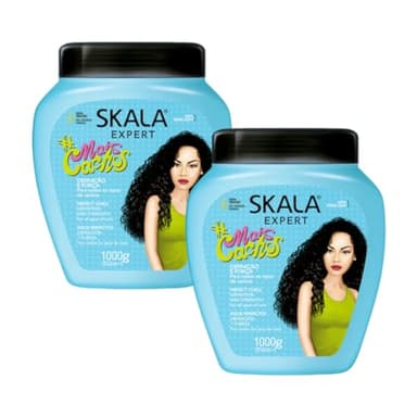 Lot 2x - Apres-Shampoing Crème Capillaire Plus Boucles - SKALA - 1KG