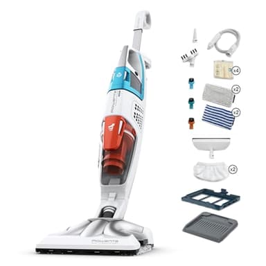 Rowenta Nettoyeur Vapeur Filaire RY8544WH, Blanc, Premium, 1700 W, 0.4 liters, 60 décibeles