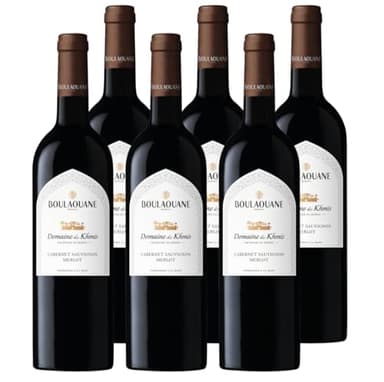 Boulaouane Domaine de Khmis - Vin rouge du Maroc - Lot de 6 bouteilles x 75cl