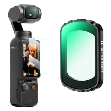 K&F Concept Filtre Black-Mist 1/8 Magnétique Compatible avec DJI OSMO Pocket 3 et Film de Protection Black Diffusion Nano-revêtements Étanche Anti des Rayures Léger HD