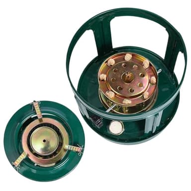 Chauffage Au Pétrole Pour Intérieur,Chauffage Au Pétrole En Fonte | Brûleur Anti-Vent Avec 8 Mèches Coton Pour Camping Randonnée Eau Cuisson Barbecue