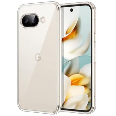 JETech Coque pour Google Pixel 9a 6,3 Pouces 2025, Étui Housse de Protection Anti-Jaunissement Antichoc, Dos PC Dur Anti-Rayures (Transparente)