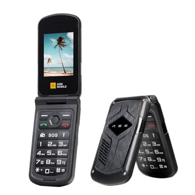 AGM M9 4G Téléphone Portable Débloqué avec Grandes Touches (M10)