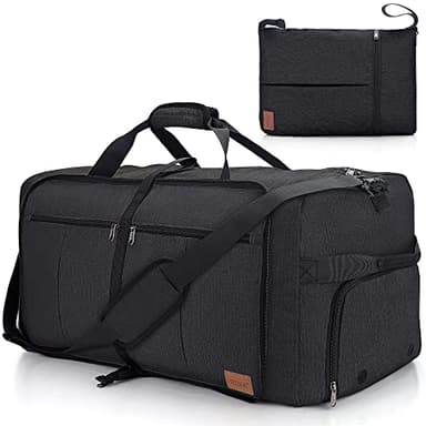 Urtala Sac de Voyage Pliable pour Homme et Femme 120 l Grand Weekender avec Compartiment à Chaussures, Sac à Main étanche