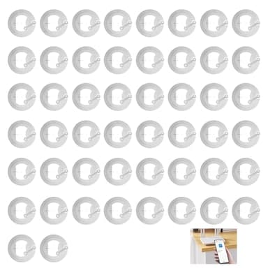Lot de 50 autocollants NFC Ntag213 - Réinscriptibles - Puce NFC - Cartes NFC programmables - Mémoire de 144 octets - Puce NFC - Pour tous les téléphones et appareils compatibles NFC