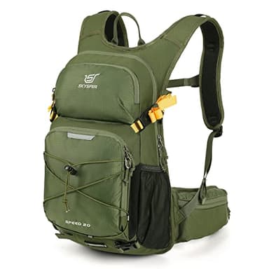 SKYSPER ISPEED 20 Sac à Dos de Vélo 20L Sacs à Dos Ultra-Légers pour Housse de Casque de Vélo Sac à Dos à Boire Sac à Dos de Sport D'hydratation pour Homme VTT