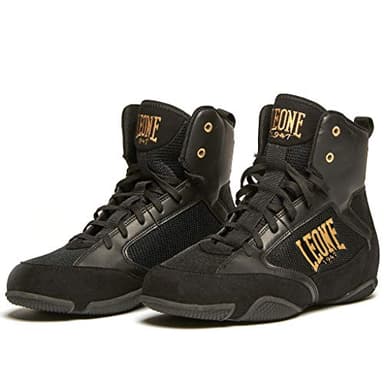 LEONE 1947, Leone1947 Premium Boxing Shoes - UNISEX Black - CL110
