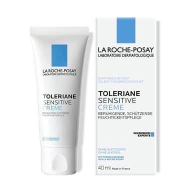 La Roche-Posay Soin Hydratant Intense Apaisant pour Peaux Sensibles et Sèches, Soulage les Irritations, Sensation de Chaleur et les Démangeaisons, Avec de l'Eau Thermale et des Céramides, Toleriane
