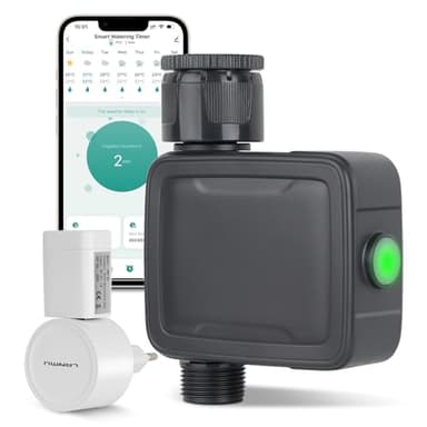 Landrip Système d'arrosage automatique WiFi, Kit d'arrosage Automatique, Programmeur d'irrigation automatique, minuterie d'arrosage de jardin