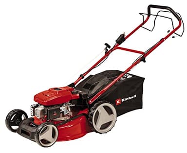 Einhell Tondeuse à gazon thermique GC-PM 46 S HW-E (146cc, surfaces jusqu’à 1 400 m², Largeur de coupe 46 cm)