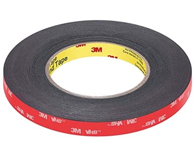 Dpm tapes - 3M VHB 5952 – Ruban Adhésif Double Face Universel Extrafort en Mousse Acrylique, Résistant à l’Eau et à la Chaleur, Idéal pour Voiture, Maison et Bureau (12 mm x 4,6 m)
