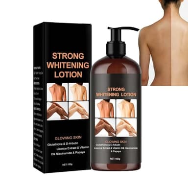 Brightening Body Lotion,Whitening Freckle Cream,Eclaircissant Anti Tache Gamme Corps,Glutathione & D-Arbutin,Eclaircit Les Taches Brunes Et Uniformise Le Teint IntenséMent Hydratant