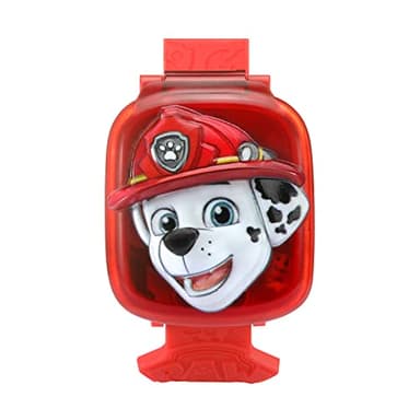 VTech - Pat' Patrouille, La Montre-Jeu Interactive de Marcus, Montre Enfant à Clapet avec Écran Animé, Bracelet Souple, 12 Cadrans, 4 Jeux, Cadeau Enfant de 3 Ans à 7 Ans - Contenu en Français