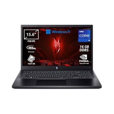 Acer Nitro V 15 ANV15-51-99H6 Notebook Gaming, processeur Intel Core i9-13900H, RAM 16 DDR5, 1024 SSD, écran 15,6" FHD IPS 165 Hz LED LCD, NVIDIA GeForce RTX 4060"}