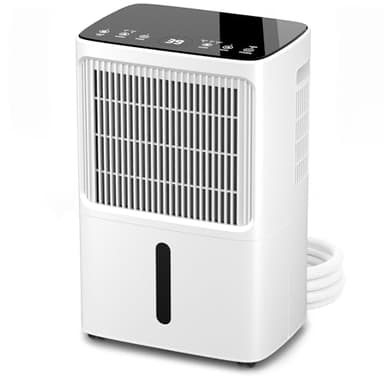 Erikssøn Déshumidificateur avec affichage LED, minuterie et sécurité enfant | Élimine 16 L d'humidité par 24 h | Pour une pièce d'environ 70 m² (140 m³) | écoénergétique avec capteur d'humidité