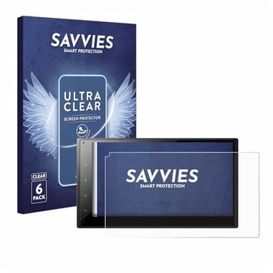 savvies Protection Ecran pour Pioneer SPH-DA360DAB 6 Pièces - Film Protection Ultra Clair