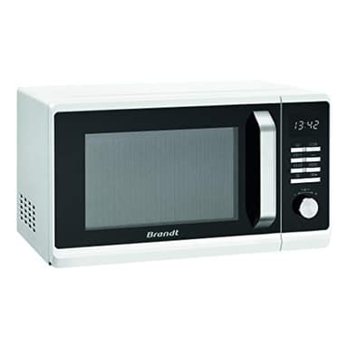BRANDT - GE2302W – Four Micro-ondes Multifonction – Décongélation, grill 1000 W, Puissance Réglable, Autoprogramme – Fonction ECO et SILENCE