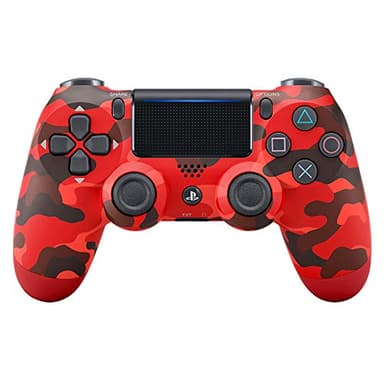 Sony, Manette PS4 DUALSHOCK 4 Officielle, Accessoire PlayStation 4, Sans Fil, Batterie Rechargeable, Bluetooth, Couleur : Red Camo