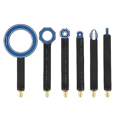 EMC EMI Near-Field Sonda, Jeu de 6 sondes de champ magnétique en champ proche CEM EMI Sondes de champ magnétique en champ proche, connexion à l'analyseur de spectre