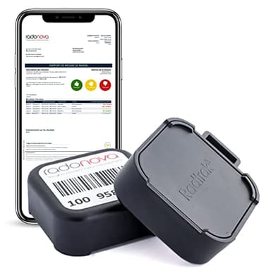 Radonova Radtrak³ - Dosimètre Radon | Détecetur fiable et précis, Mesure du Radon sur Le Long Terme | Rapport numérique en Ligne Inclus | Parfait pour Le Logement (1 détecteur)