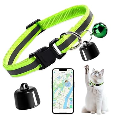 Traceur GPS Chien, Collier GPS Chat Tracker, Compatible iOS & Android, sans Frais SuppléMentaires, pour Animaux De Compagnie, VéHicules, CléS Et Bagages