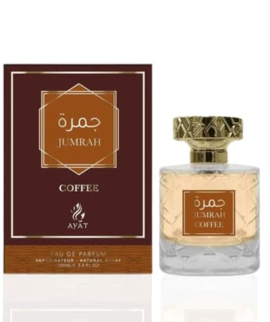 AYAT PERFUMES – Jumrah Coffee Eau de Parfum 100 ml Parfum Oriental Gourmand Café, Vanille, Caramel – Fabriqué à Dubaï Pour Femme et Homme (Jumrah Café)