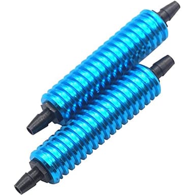 CENPEK 2 Pack Refroidisseur d'air de réservoir de Carburant Contre-Pression en Aluminium RC pièces de Voiture pour HSP Redcta Axial 1/8 1/10 Nitro Moteur Accessoires de télécommande