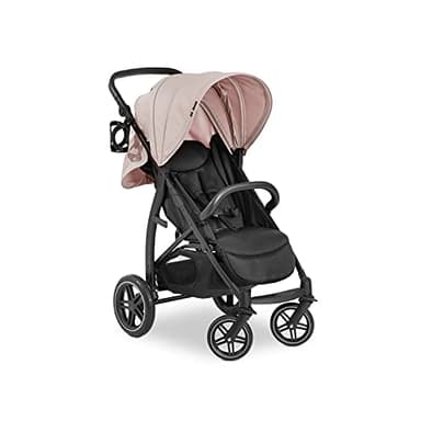 hauck Poussette Canne Rapid 4D, de la Naissance à 22 kg, Inclinable, Pneus en Caoutchouc, Porte-Gobelet, UPF 50+, Pliable, Compact, Panier XL Jusqu'à 3 kg, Dusty Rose