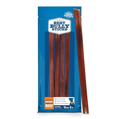 Best Bully Sticks 100 % naturel 30,5 cm (8 oz. bag) by Best Bully Sticks