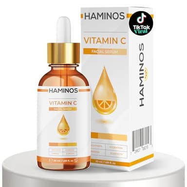 Sérum Vitamine C avec Niacinamide, Acide Hyaluronique et Peptides – Éclat, Fermeté, Hydratation Intense, Anti-Taches et Antioxydant - FORMULE UNIQUE (50 ml)