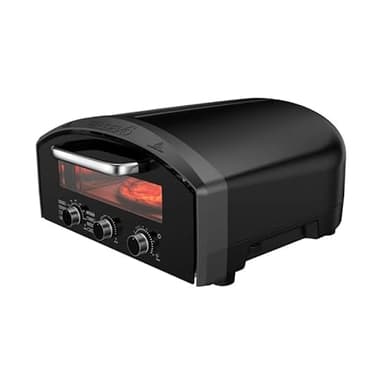 Four à pizza électrique BELDEKO Donato – 450 °C, 2140 W – cuisson 90 secondes – 8 modes + manuel – pierre réfractaire 33×33 cm – pelle à pizza incluse