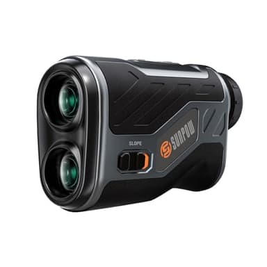 SUNPOW Télémètre de Golf avec Compensation de Pente, Laser Haute Précision, Portée 1200 Yards, Grossissement 7X, Verrouillage de Drapeau Vibration, Rechargeable, Bande Magnétique.