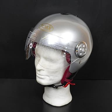 Casque MOTO jet TORX JAMES Gris Taille S