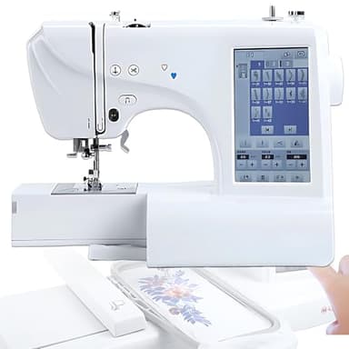 CIELOBLOEN Brodeuse Numérique et Surjeteuse - Machines à Coudre à Commande électronique - Brodeuse Automatique - 162 Fonctions Overlock - Idéale Couturières Avancées