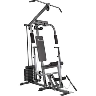tectake® Station de Musculation Cage de Musculation Barre de Tractions Home-Trainer Module Papillon Dispositif d’Extension de Jambe Appareil musculation Barre musculation Sport Maison Fitness