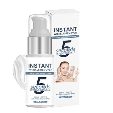 Crème Anti-Rides 5 Secondes,Crème Anti-Rides Instantanée,Wrinkle Power,Creme Liftante Anti Ridés Instantané,Combleur De Ridés Immediat,Filling Effet Immédiat,Creme Hydratante Visage Homme Femme (1)