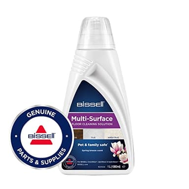 BISSELL Formule Multi-Surfaces | Pour vos Sols durs, Planchers, Carrelages, Sols stratifiés, Tapis & Noquettes | Élimine Taches et Odeurs | 1L | Compatible avec la gamme CrossWave | 1789L