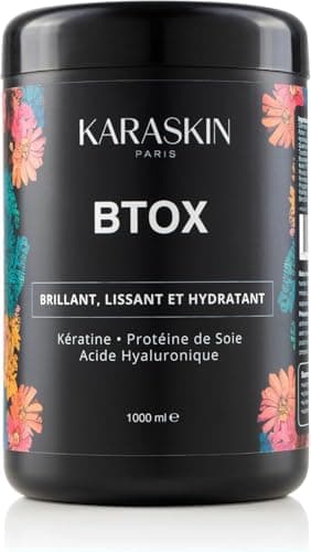 Karaskin - Bo-to.x Capillaire Professionnel pour Cheveux Secs et Abîmés | Kératine, Protéine de Soie & Acide Hyaluronique | Masque Lissant et Hydratant - 1000 ml