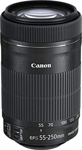 Canon 8546B005 Objectif EF-S 55-250mm f/4-5,6 is STM Noir