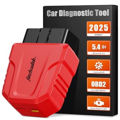 OBD2 Bluetooth Auto Diagnostic Voiture: 5.4 OBD Outil Diagnostic sans Fil pour Valise Diagnostic Français Voiture Multimarque des Défauts Moteur avec Systèmes Diagnostique Complets - pour iOS Android