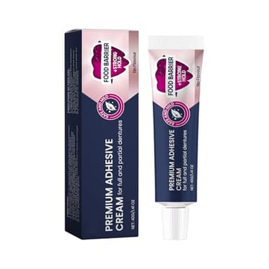 Gel Adhésif pour Prothèses Dentaires,Colle Dentaire Extra Forte Thermoplastique,Colle Thermoplastique,Améliorer Le Confort Des Prothèses Dentaires 40g