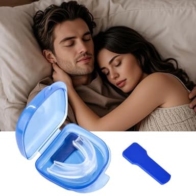 FDEETY Dispositifs Anti-ronflement Orthese Anti Ronflement Appareil Anti Ronflement Gouttiere Dentaire Alignement Aligneur Dentaire Adulte Goutiere Dent Bruxisme(Transparente)