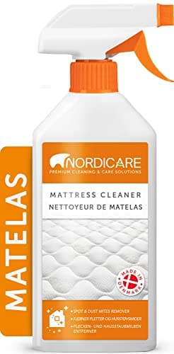 Nordicare nettoyant pour matelas 500ml vaporisateur, désodorisant efficace, nettoyant matelas, nettoyant tissu canapé