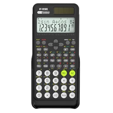 NEWYES 991MS-II Calculatrice Scientifique 401 Fonctions - Collge | Lyce | Universit | Bureau Examens (Noir)