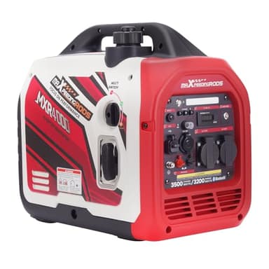 maXpeedingrods Groupe électrogène onduleur 3500 W avec surveillance à distance des données via application Bluetooth®, compatible avec camping-car, camping en plein air, sauvegarde pour la maison