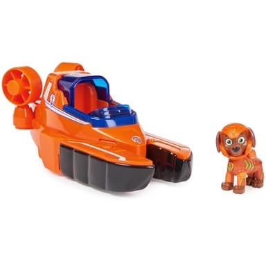 PAT' PATROUILLE AQUA PUPS - Voiture + Figurine Zuma - Voiture Pat Patrouille Zuma - Figurine à Collectionner - Thème Mer Et Aventures Sous-Marines - Paw Patrol - Jouet Enfant 3 Ans +