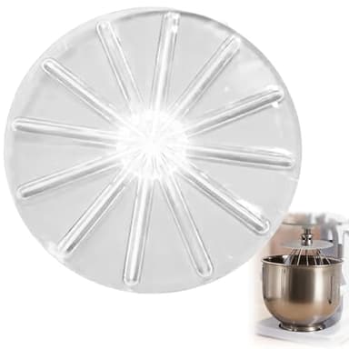 Pare-éclaboussures for Robot Pâtissier – Protection Anti-éclaboussures for Tête De Mixage, Pare-éclaboussures De Protection, for Robot Pâtissier De Cuisine Et De Boulangerie(Transparent)