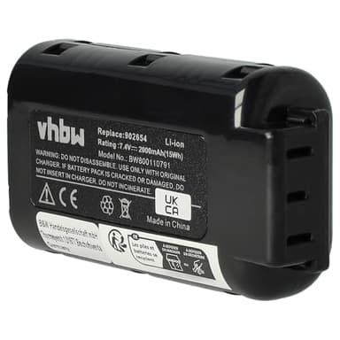 vhbw 1x Batterie Compatible avec Paslode IM325, IM350+, IM300, IM325/80 CTQ, IM-350 Outil électrique, cloueur pneumatique (2000 mAh, Li-ION, 7,4 V)
